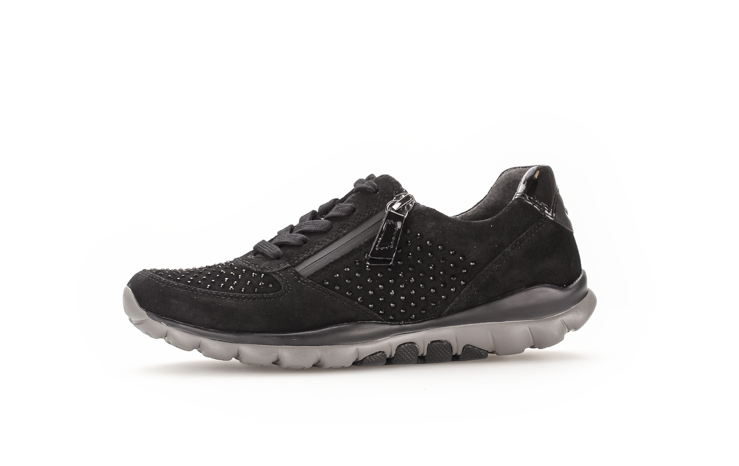 Gabor Rollingsoft 76.968.87 Black Sparkle Combi Sneakers