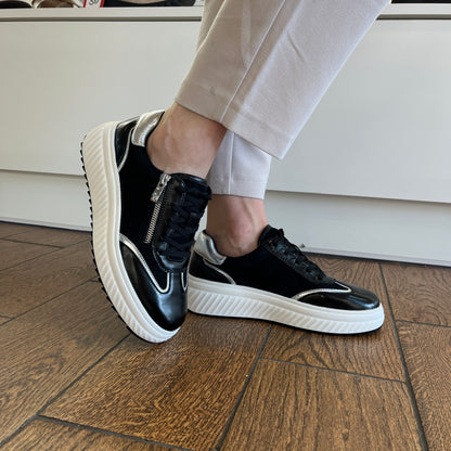Caprice 9-23600-45 019 Black Combi Trainers
