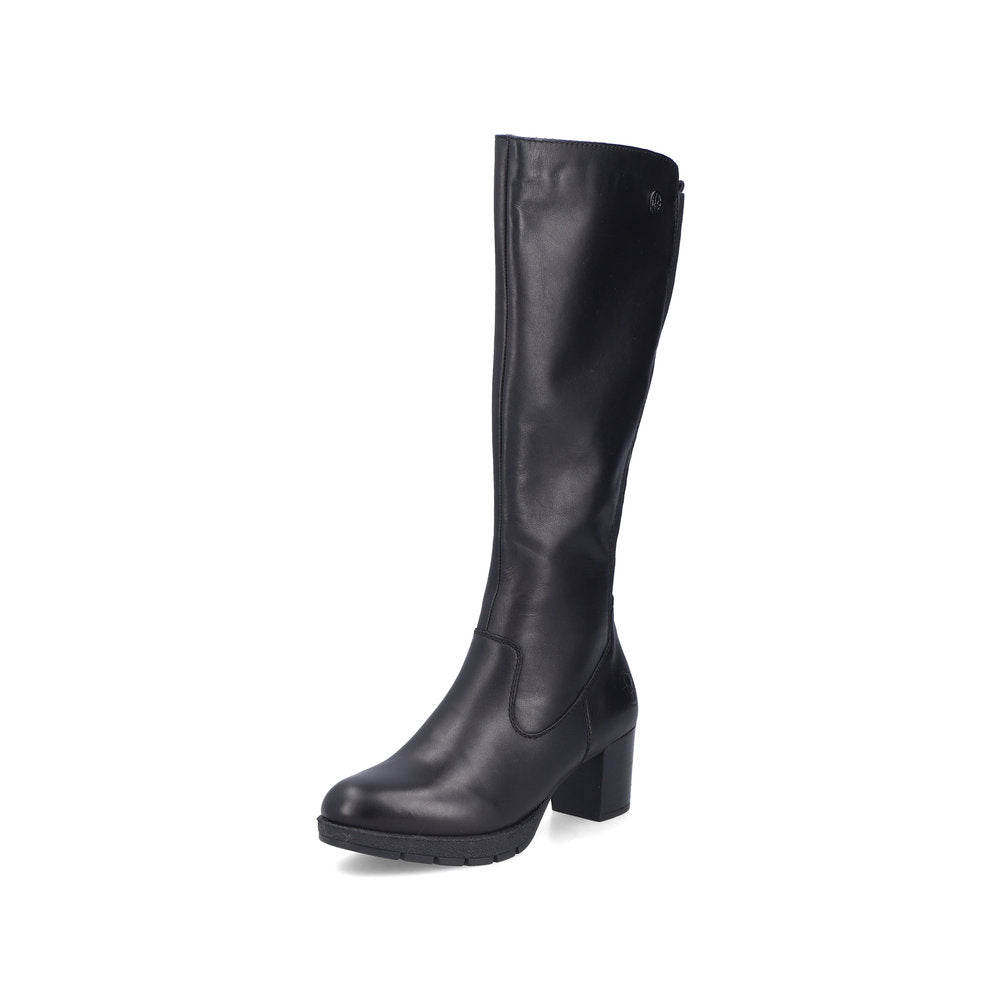 Rieker 77684-00 Black Long Boots