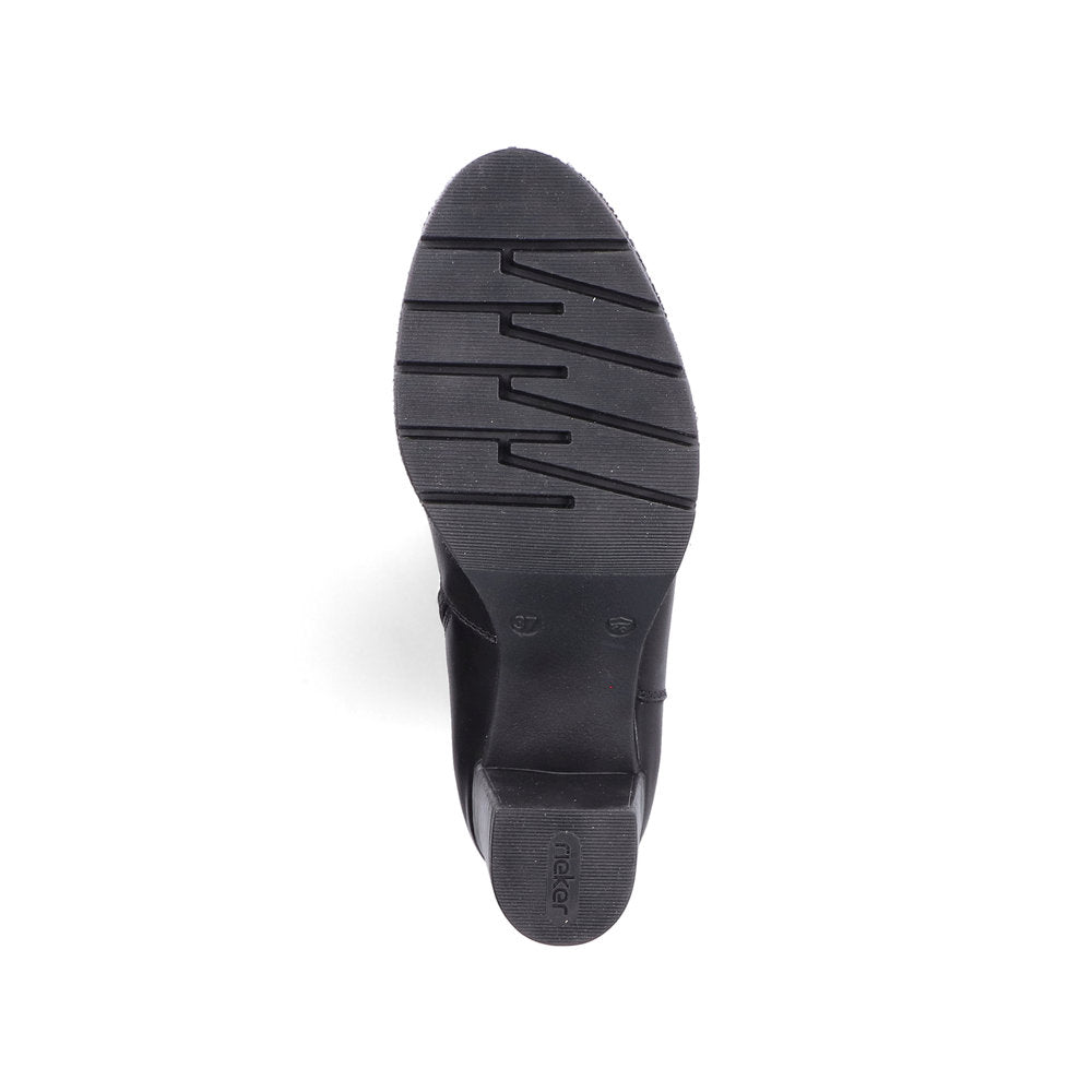 Rieker 77684-00 Black Long Boots