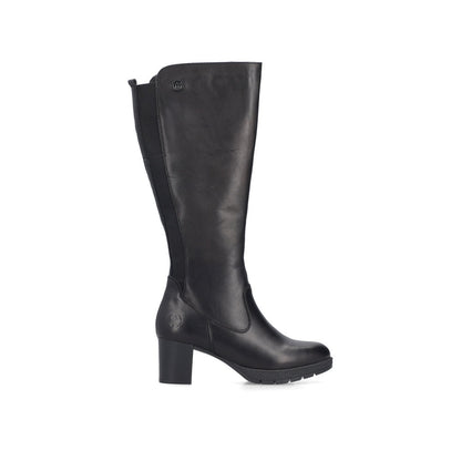 Rieker 77684-00 Black Long Boots
