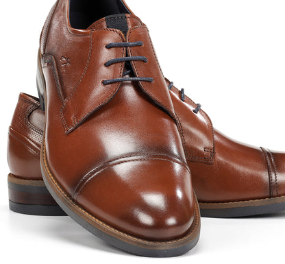 Fluchos F1630 Cuero Tan Lace Shoes