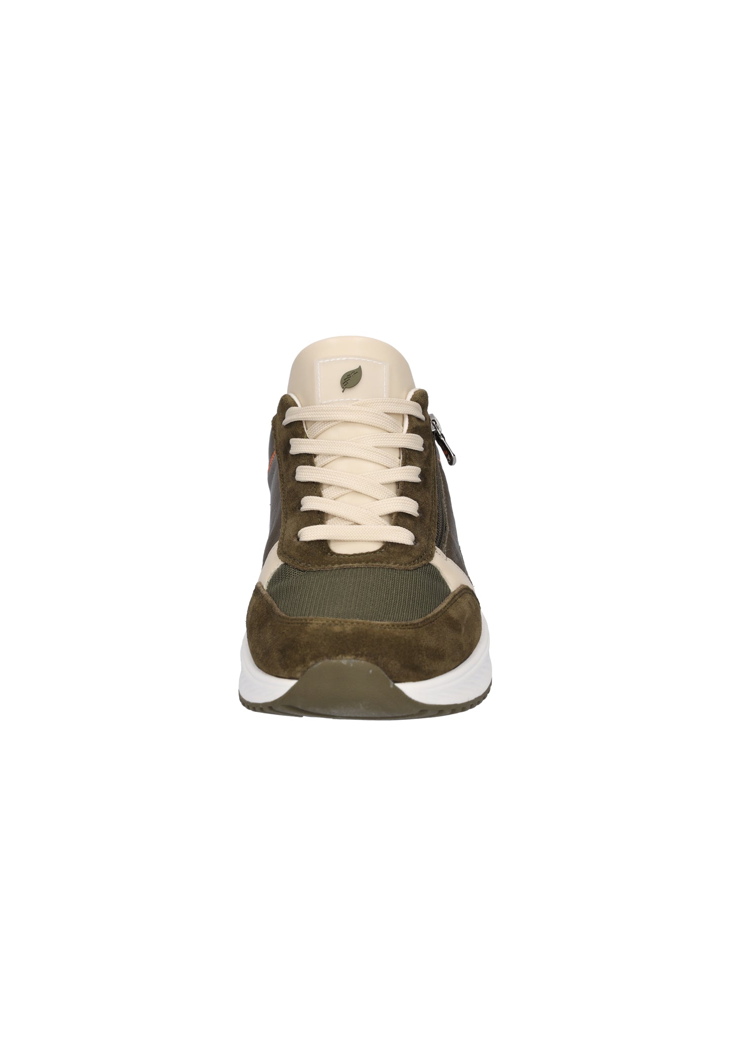 Waldlaufer 784001 101 219 Olive & Beige Combi Lace Sneakers