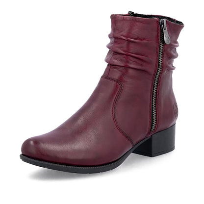 Rieker 78656-35 Red Ankle Boots