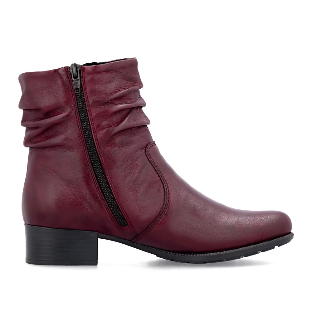 Rieker 78656-35 Red Ankle Boots