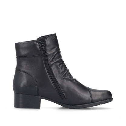 Rieker 78659-00 Black Ankle Boots
