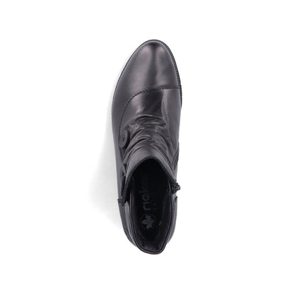 Rieker 78659-00 Black Ankle Boots