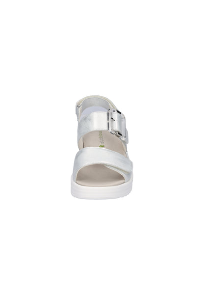 Waldlaufer 795006 113 211 H Dina H Fit Silver Velcro Sandals