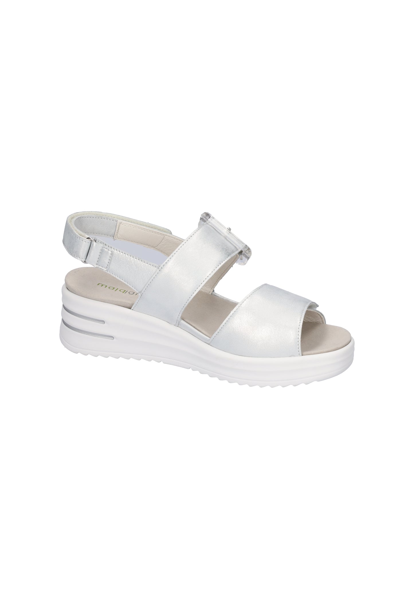Waldlaufer 795006 113 211 H Dina H Fit Silver Velcro Sandals