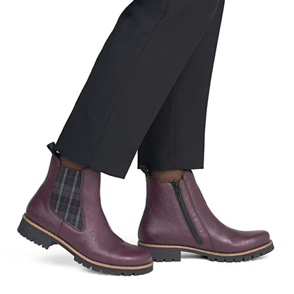 Rieker 79592-30 Brombeer Chelsea Boots