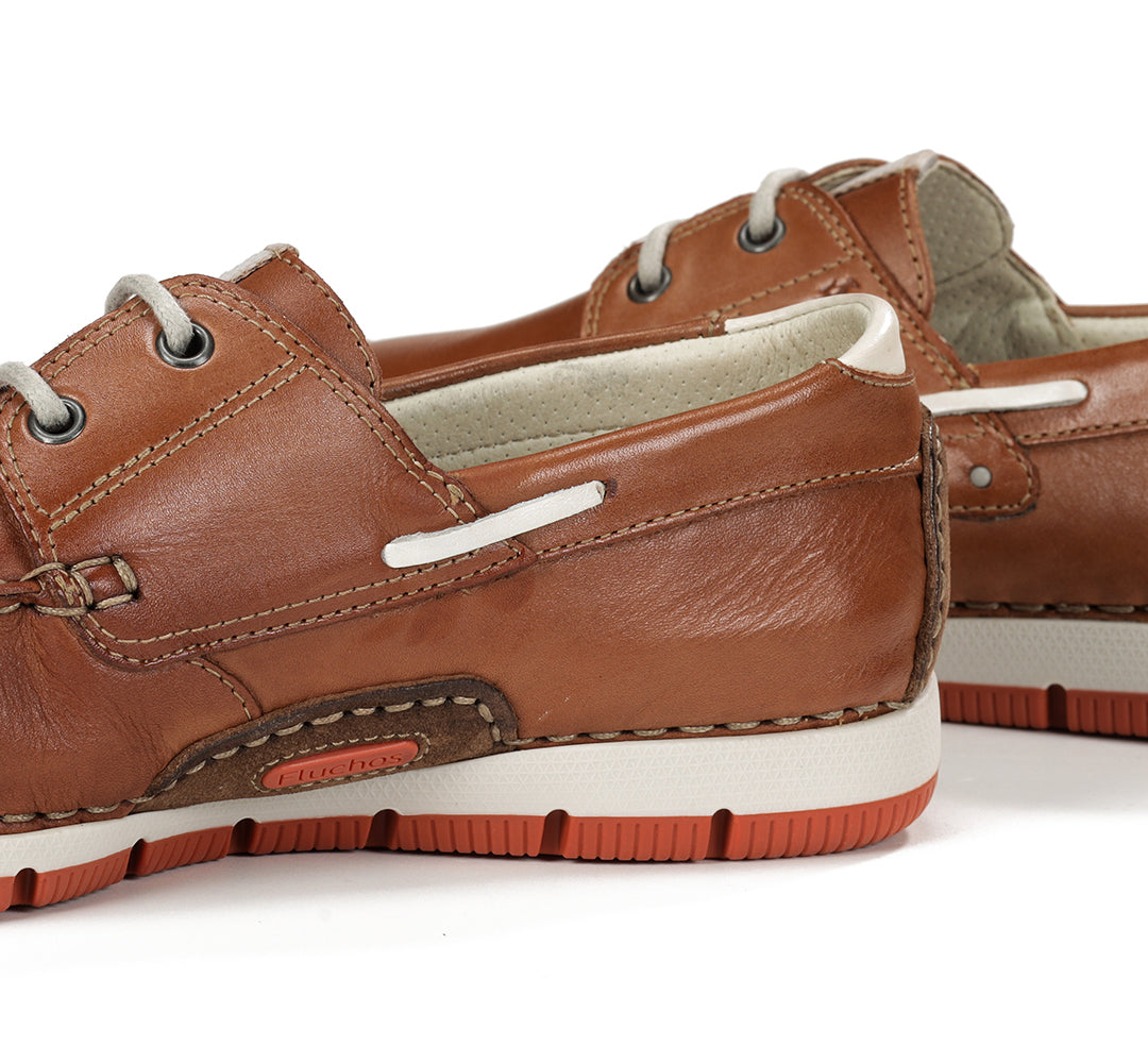 Fluchos F1448 Rin Cuero Tan Deck Shoes