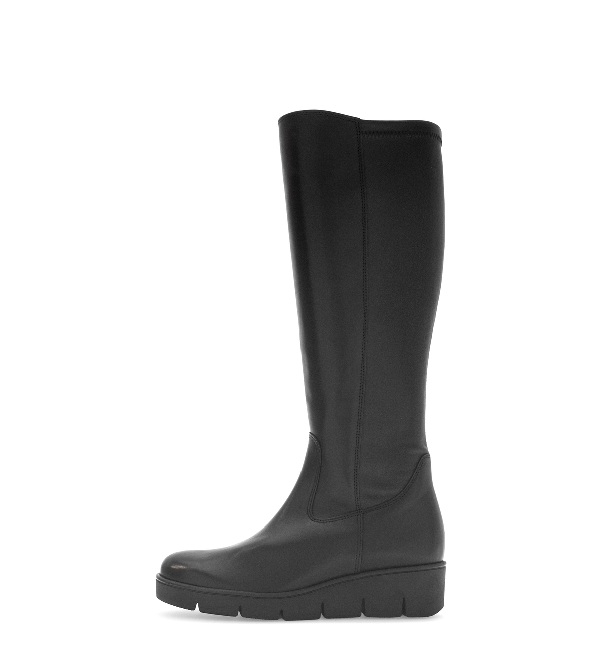 Gabor Comfort 8005.03.001 Black G Fit Knee High Boots with M- Stretch Elastic