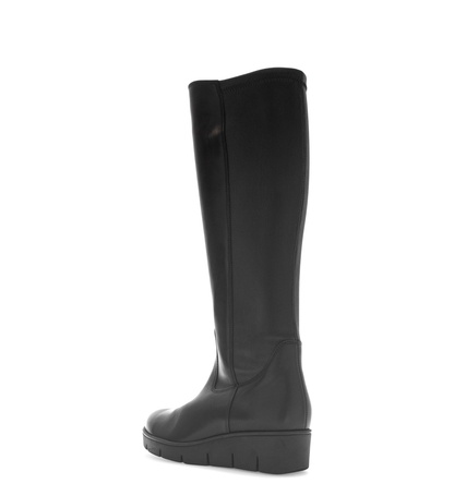 Gabor Comfort 8005.03.001 Black G Fit Knee High Boots with M- Stretch Elastic
