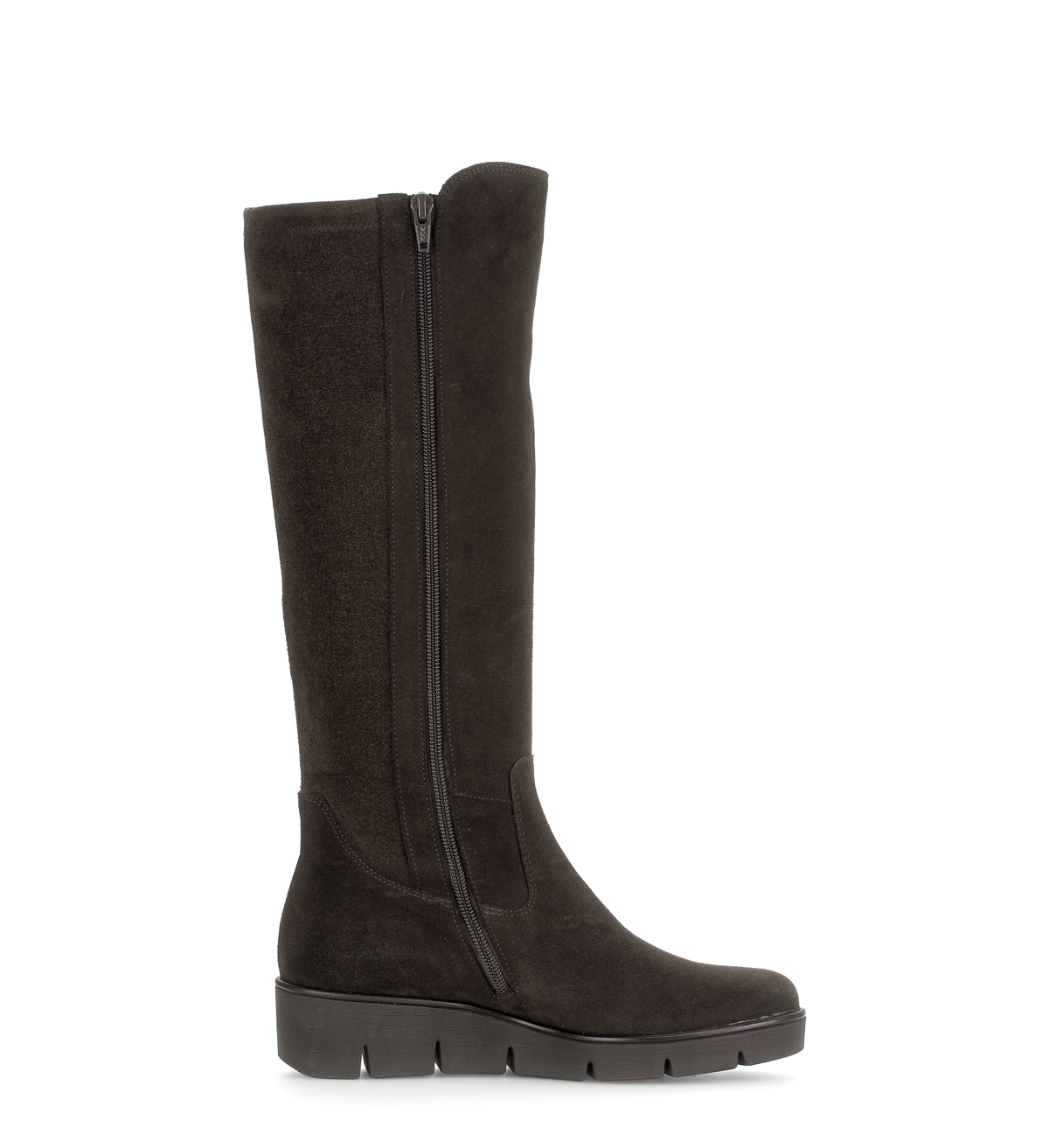 Gabor Comfort 8005.03.002 Mocca Brown G Fit Knee High Boots with M- Stretch Elastic