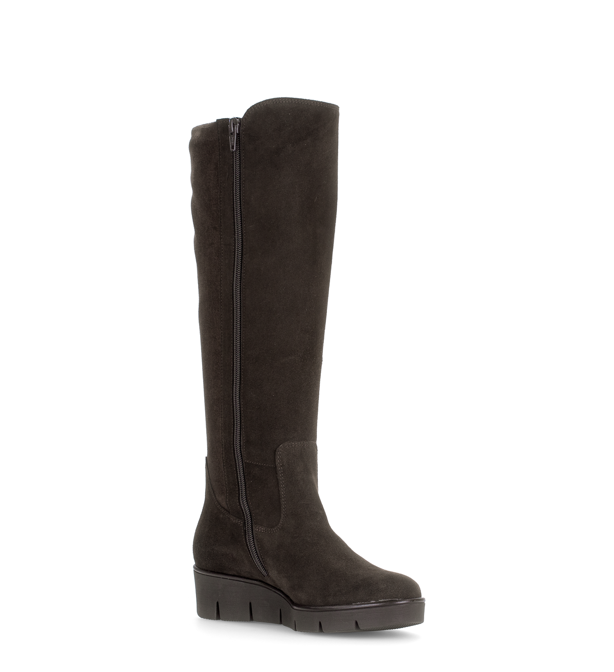 Gabor Comfort 8005.03.002 Mocca Brown G Fit Knee High Boots with M- Stretch Elastic