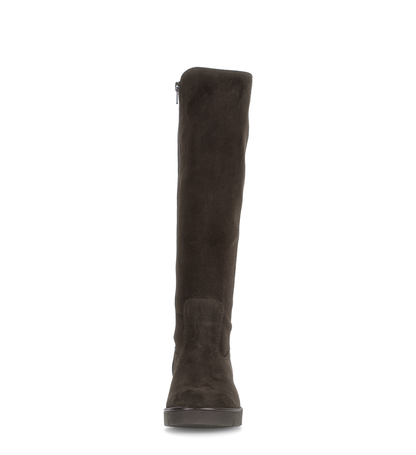 Gabor Comfort 8005.03.002 Mocca Brown G Fit Knee High Boots with M- Stretch Elastic