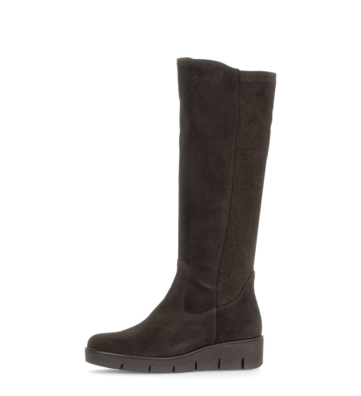 Gabor Comfort 8005.03.002 Mocca Brown G Fit Knee High Boots with M- Stretch Elastic