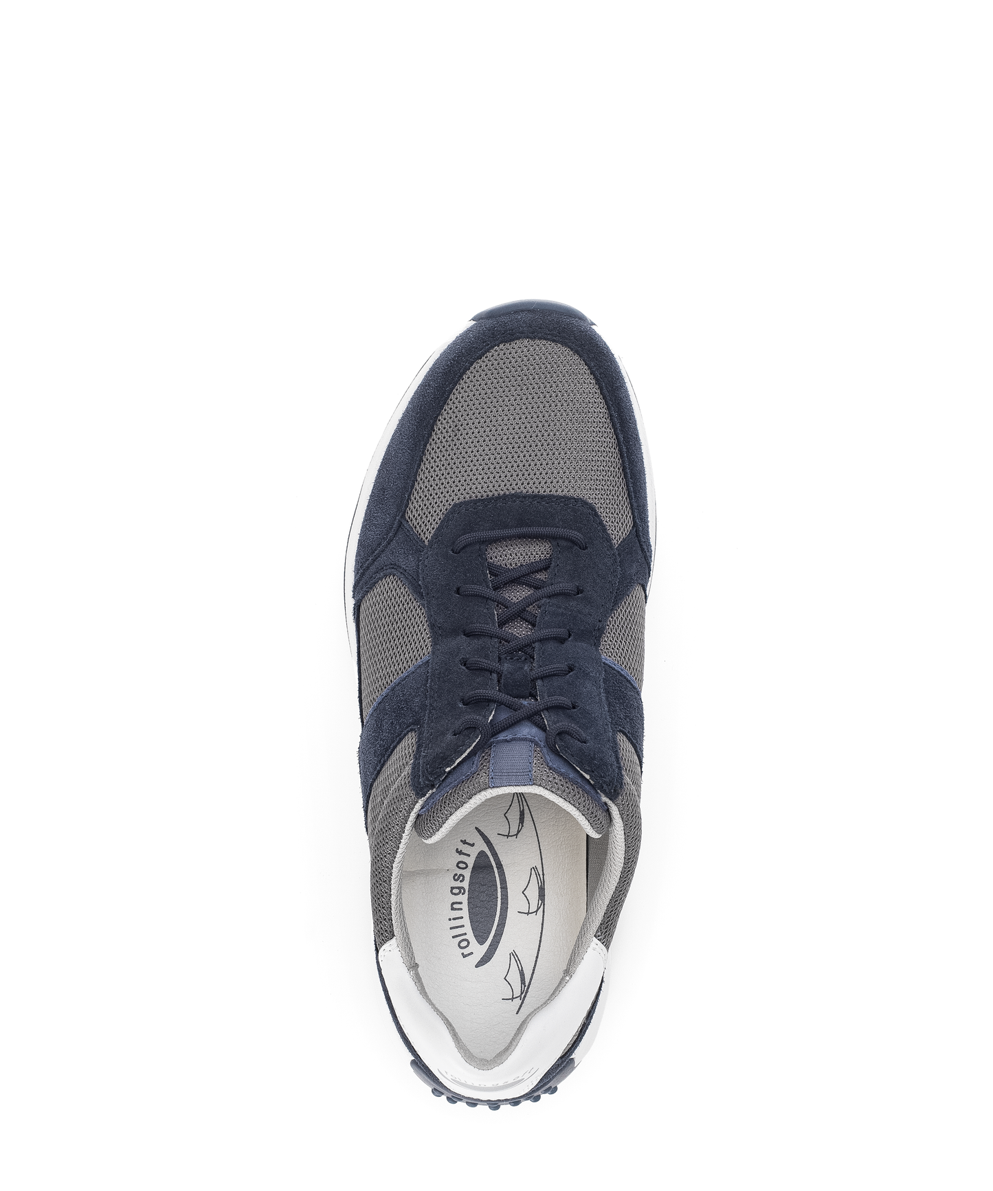 PIUS Gabor 8008.10.04 Navy Combi Mesh Lace Trainers