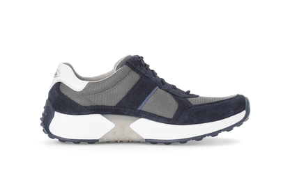 PIUS Gabor 8008.10.04 Navy Combi Mesh Lace Trainers