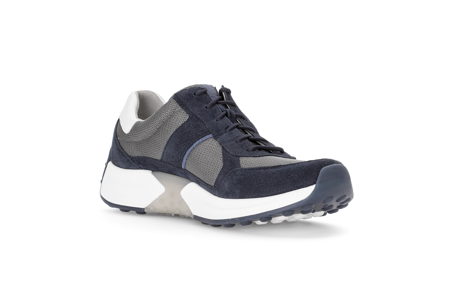 PIUS Gabor 8008.10.04 Navy Combi Mesh Lace Trainers