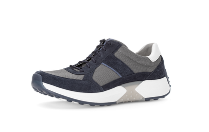 PIUS Gabor 8008.10.04 Navy Combi Mesh Lace Trainers