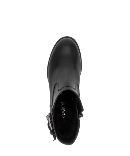 Gabor Comfort 8011.02.001 Black G Fit Block Heel Ankle Boots