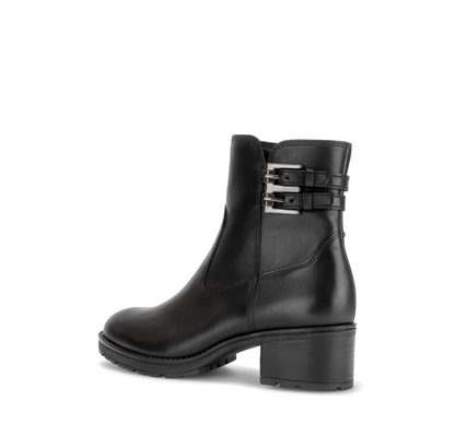 Gabor Comfort 8011.02.001 Black G Fit Block Heel Ankle Boots