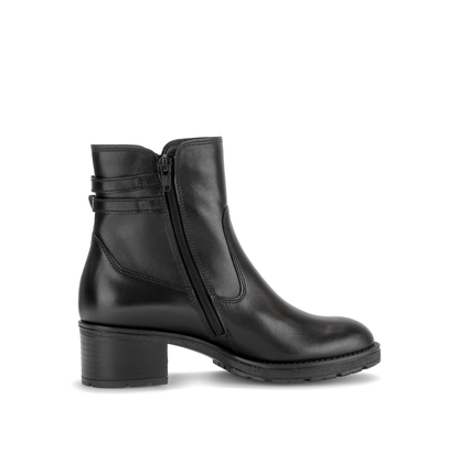 Gabor Comfort 8011.02.001 Black G Fit Block Heel Ankle Boots