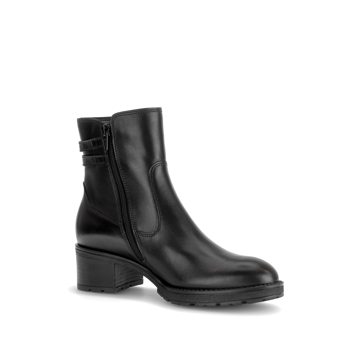 Gabor Comfort 8011.02.001 Black G Fit Block Heel Ankle Boots