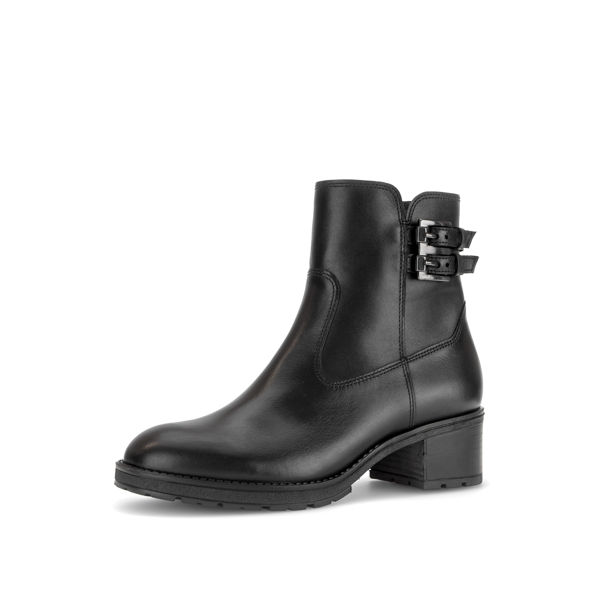 Gabor Comfort 8011.02.001 Black G Fit Block Heel Ankle Boots