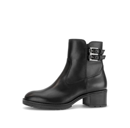 Gabor Comfort 8011.02.001 Black G Fit Block Heel Ankle Boots