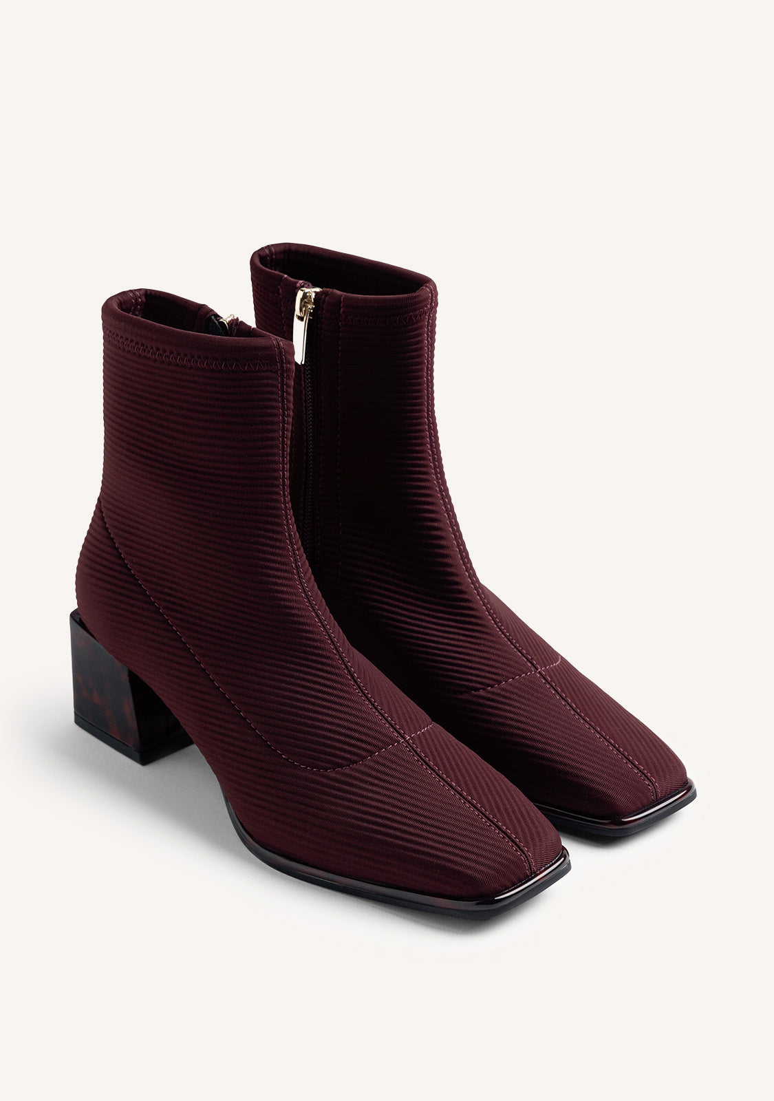Gioseppo 80115-80115 Burgundy Ankle Sock Boots