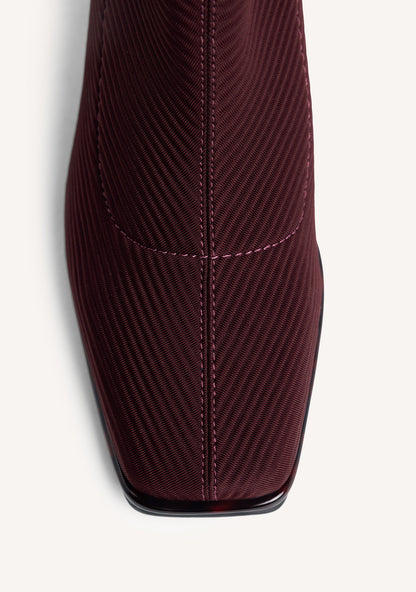 Gioseppo 80115-80115 Burgundy Ankle Sock Boots