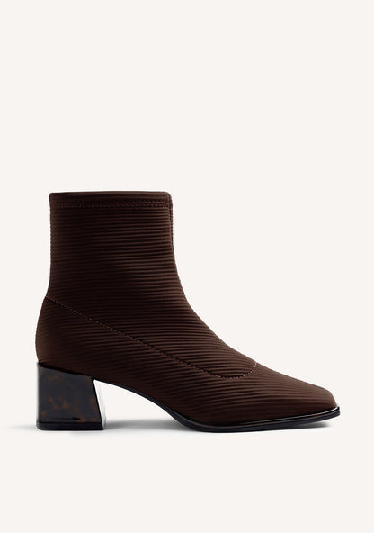 Gioseppo 80115-80115 Brown Ankle Sock Boots