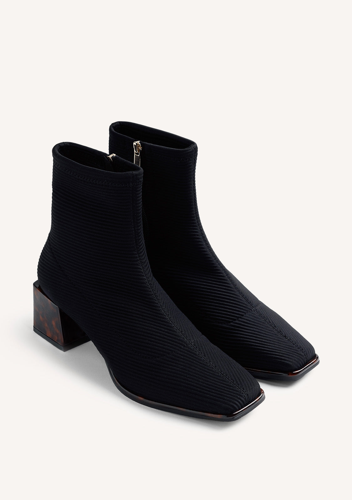 Gioseppo 80115-80115 Black Ankle Sock Boots