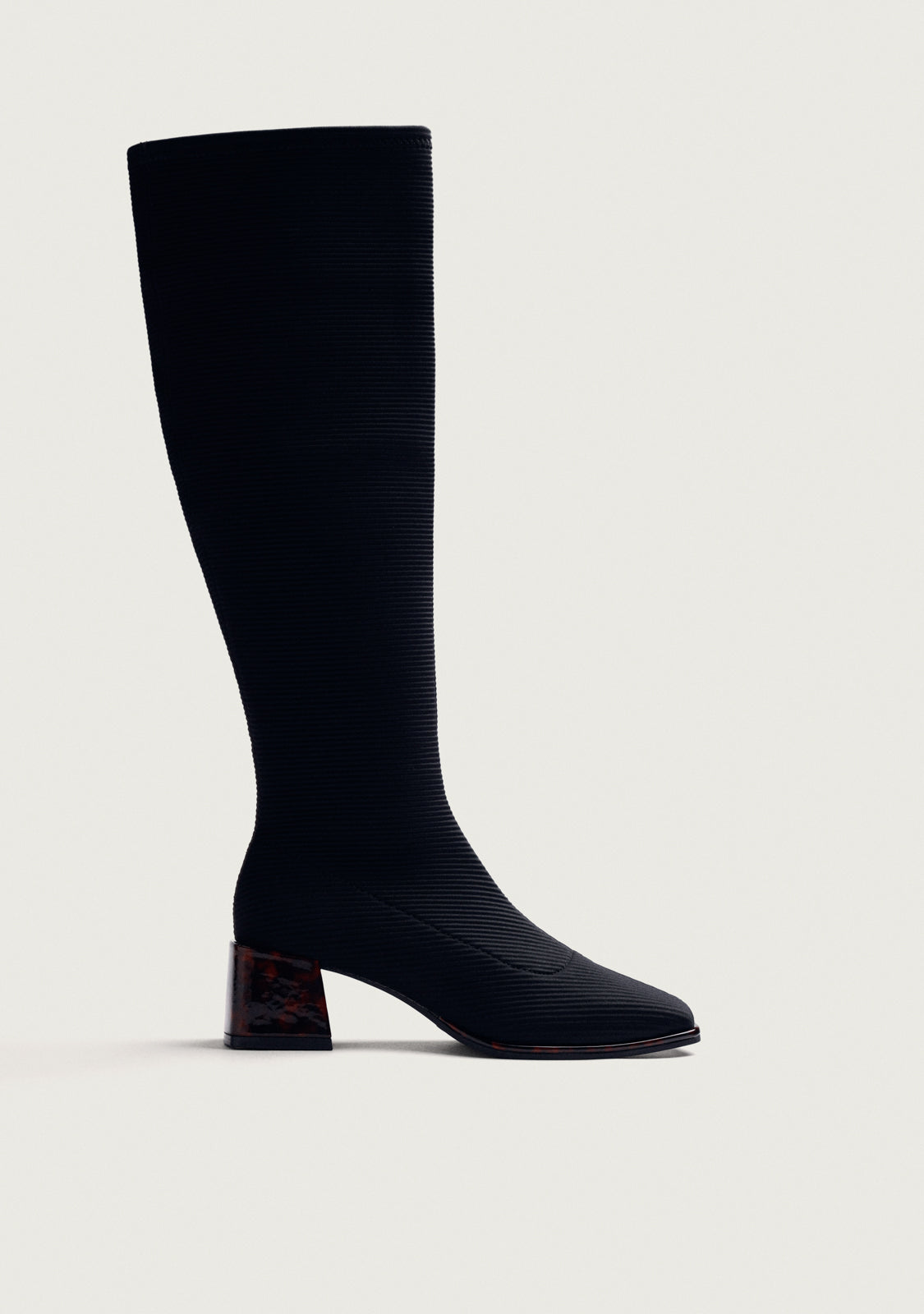 Gioseppo 80124-80124 Black Knee High Boots