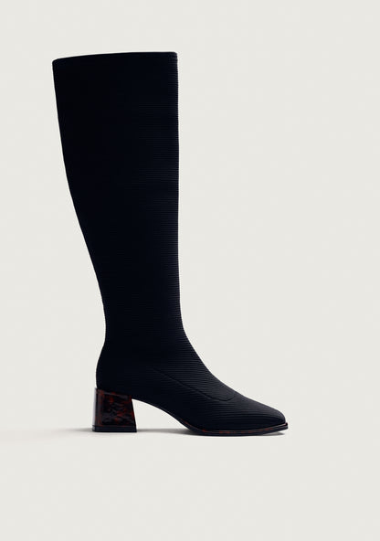 Gioseppo 80124-80124 Black Knee High Boots
