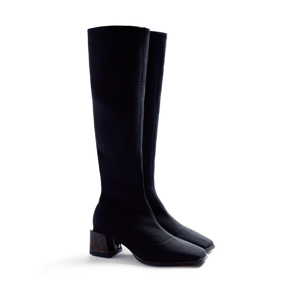 Gioseppo 80124-80124 Black Knee High Boots