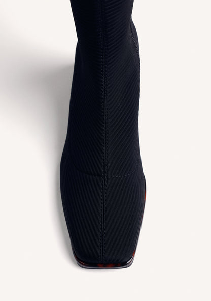 Gioseppo 80124-80124 Black Knee High Boots