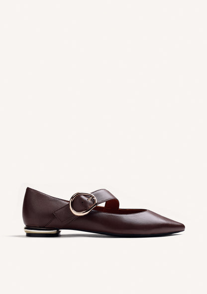 Gioseppo 80167-80167 Marron Brown Mary Jane Shoes