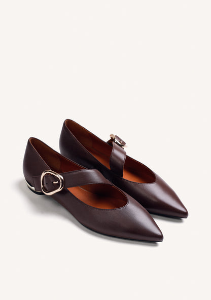 Gioseppo 80167-80167 Marron Brown Mary Jane Shoes