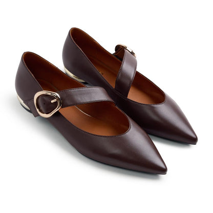 Gioseppo 80167-80167 Marron Brown Mary Jane Shoes