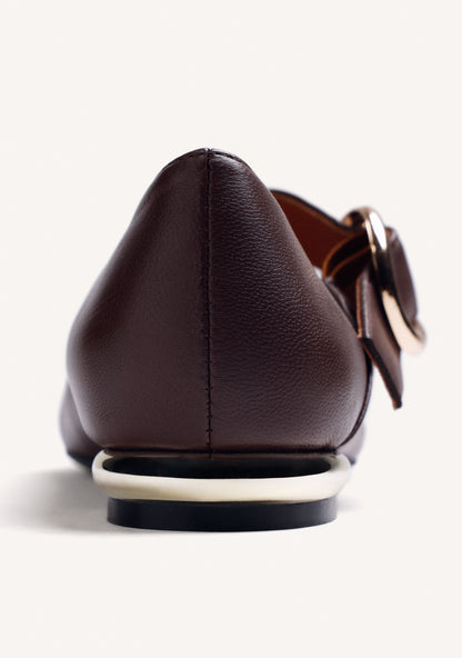 Gioseppo 80167-80167 Marron Brown Mary Jane Shoes