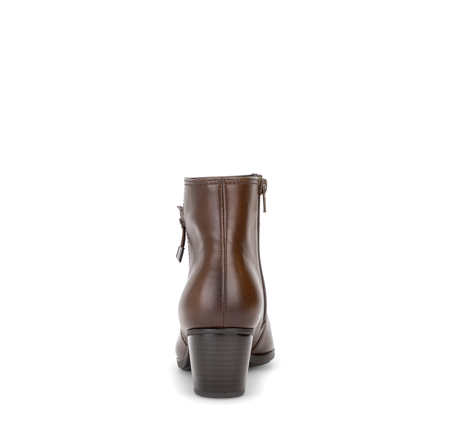Gabor 8029.01.001 Brown F Fit Block Heel Boots