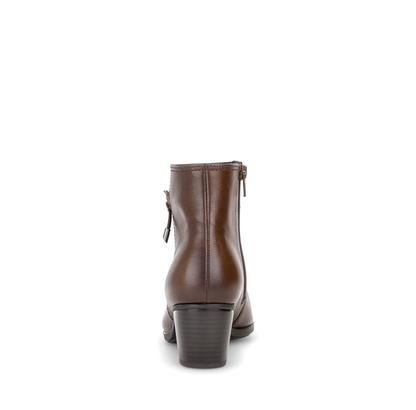 Gabor 8029.01.001 Brown F Fit Block Heel Boots