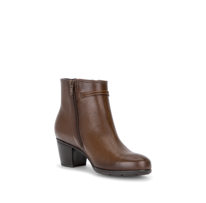 Gabor 8029.01.001 Brown F Fit Block Heel Boots