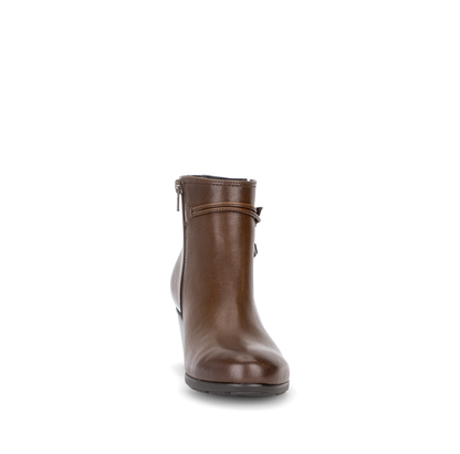 Gabor 8029.01.001 Brown F Fit Block Heel Boots