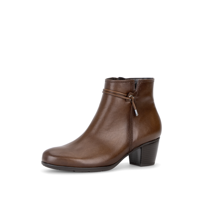 Gabor 8029.01.001 Brown F Fit Block Heel Boots
