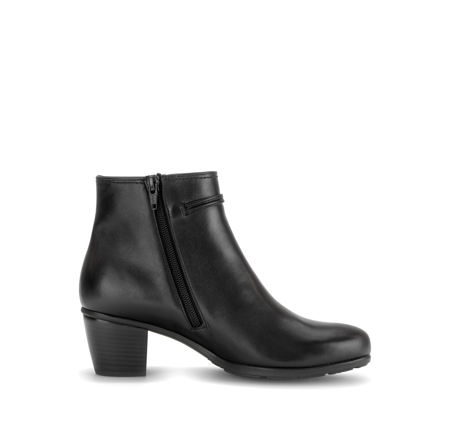 Gabor 8029.01.002 Black F Fit Block Heel Boots