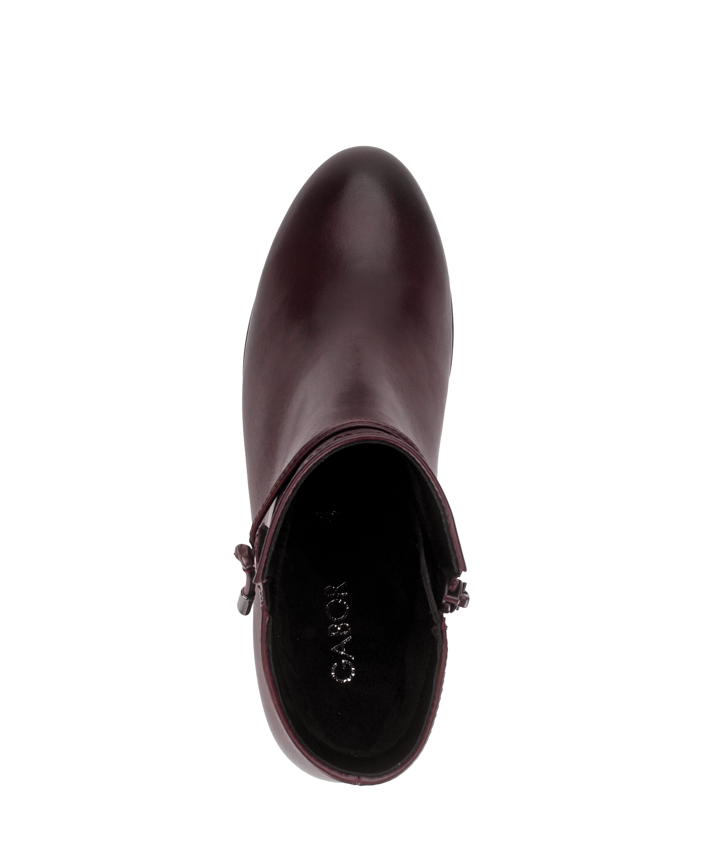 Gabor 8029.01.003 Bordo Burgundy F Fit Block Heel Boots